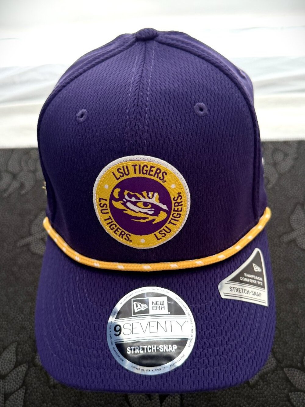 New Era LSU Tigers 9SEVENTY Stretch-Snap Rope Cap/Hat